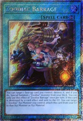 Zoodiac Barrage - RA04-EN091 - Platinum Secret Rare - 1st Edition